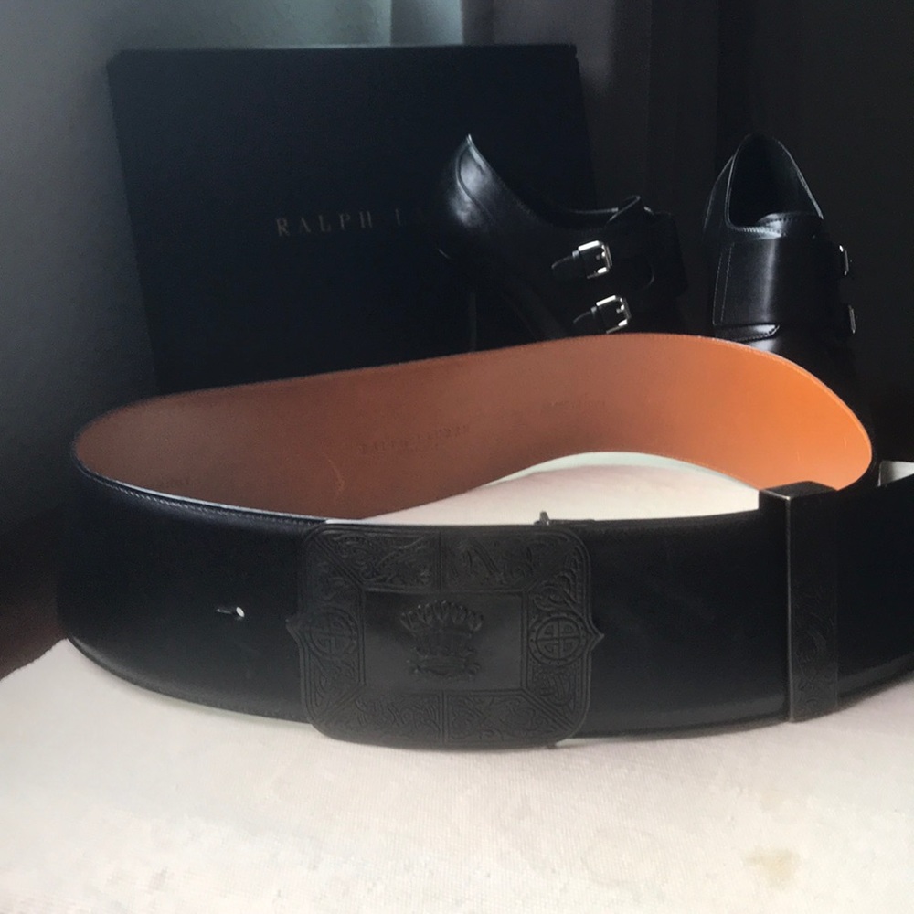 RALPH LAUREN Collection black belt SM